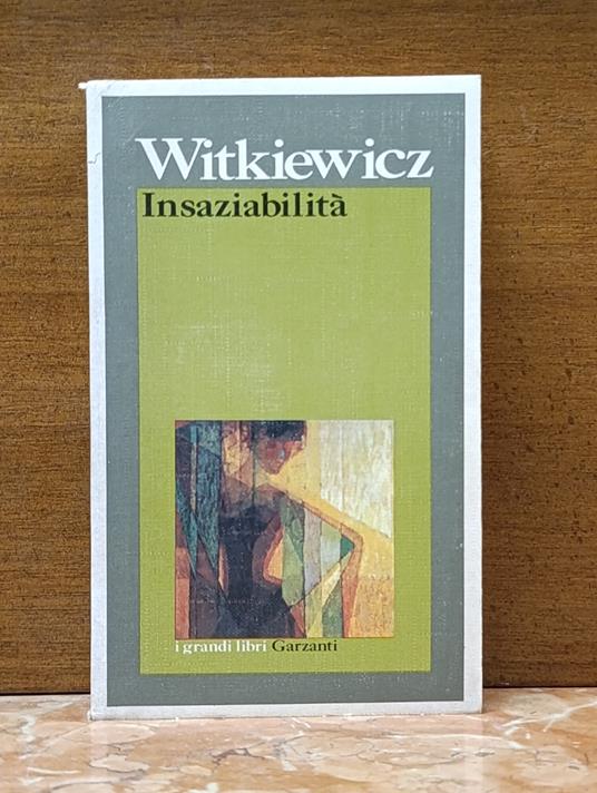 Insaziabilità - copertina