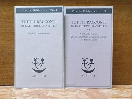 Tutti i racconti. Opera completa 2 Volumi Felicità-Garden party - Il Nido delle Colombe - copertina