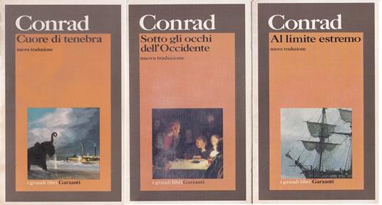 Al limite estremo - Cuore di Tenebra - Sotto gli occhi dell'Occidente. Lotto 3 Libri Garzanti - copertina
