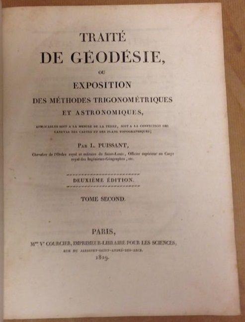 Traité de géodésie ou exposition des méthodes ... - Louis Puissant - copertina