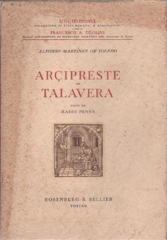 Arcipreste de Talavera - Alfonso Martinez de Toledo - copertina