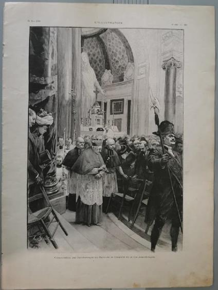 Consacration par l'archeveque de Paris de la Chapelle de rue Jaean-Goujon. Stampa 1900 - Aa.vv. - copertina