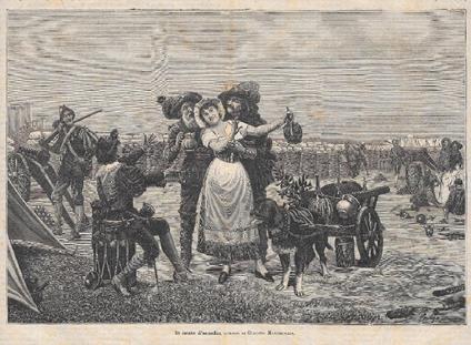 In istato d'assedio. Quadro di Giacomo Mantegazza. Stampa 1884 - Aa.vv. - copertina