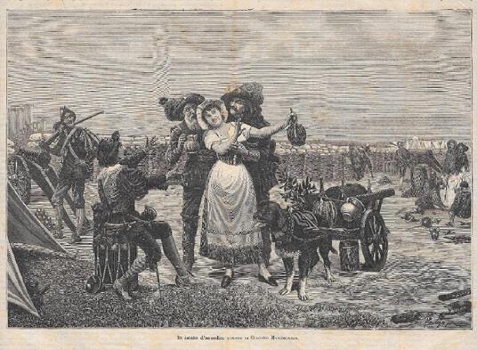 In istato d'assedio. Quadro di Giacomo Mantegazza. Stampa 1884 - Aa.vv. - copertina
