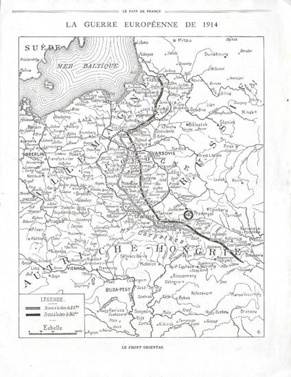 Le Front Oriental le 3 et le 24 decembre 1914 / L'Incoscient. Stampa 1914 - Aa.vv. - copertina