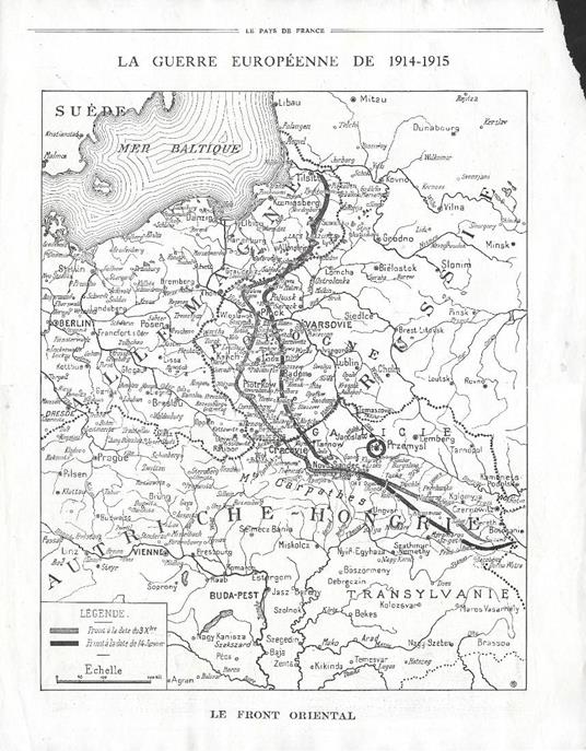 Le Front Oriental . 3-12-1914/14-1-1915 / La Guerre en Caricatures. Stampa 1915 - Aa.vv. - copertina