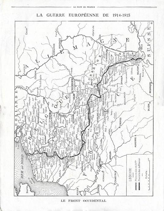 Le Front Occidental. 3-12-1914/21-2-1914 / Général Dubail. Stampa 1915 - Aa.vv. - copertina