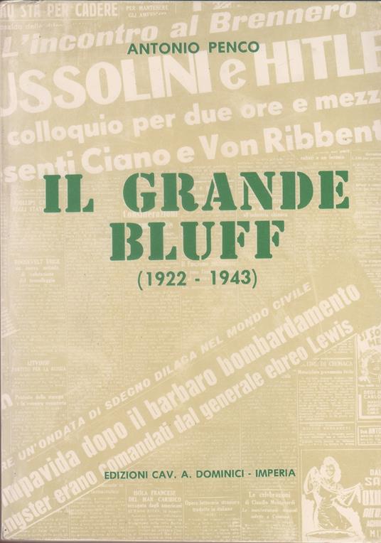 Il grande bluff - Antonio Penco - copertina