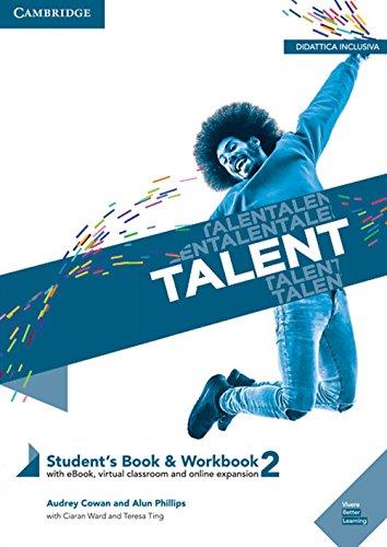 Talent Level 2 Student's Book/Workbook Combo with eBook Vol. 2 - 9781108627719 - copertina
