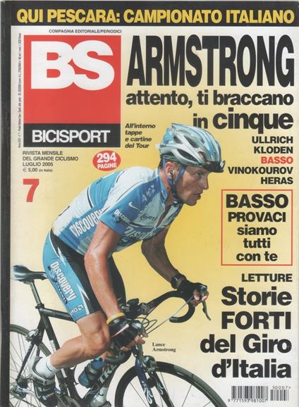 BS Bicisport. n. 7, Luglio 2005 - copertina