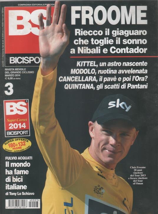 BS Bicisport. n. 3, marzo 2014 - copertina
