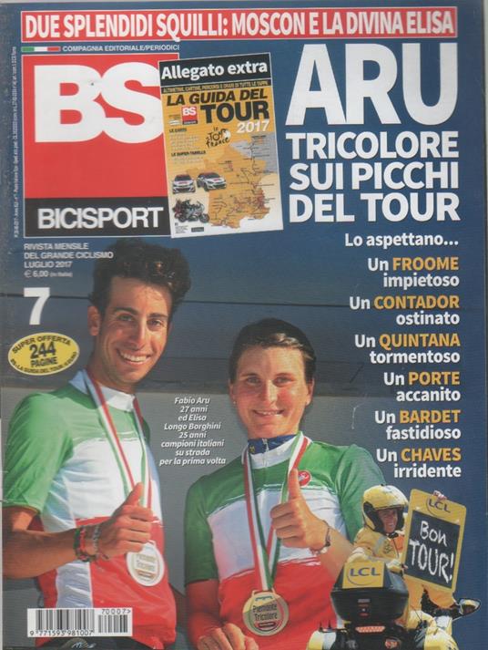 BS Bicisport. n. 7, luglio 2017 con guida al Tour - copertina