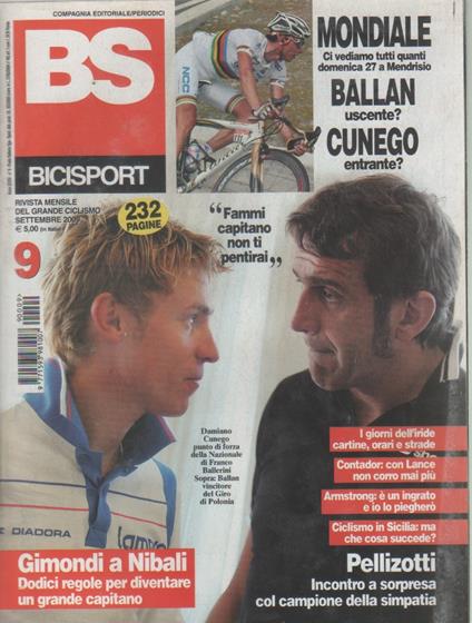 BS Bicisport. n. 9, settembre 2009 - copertina