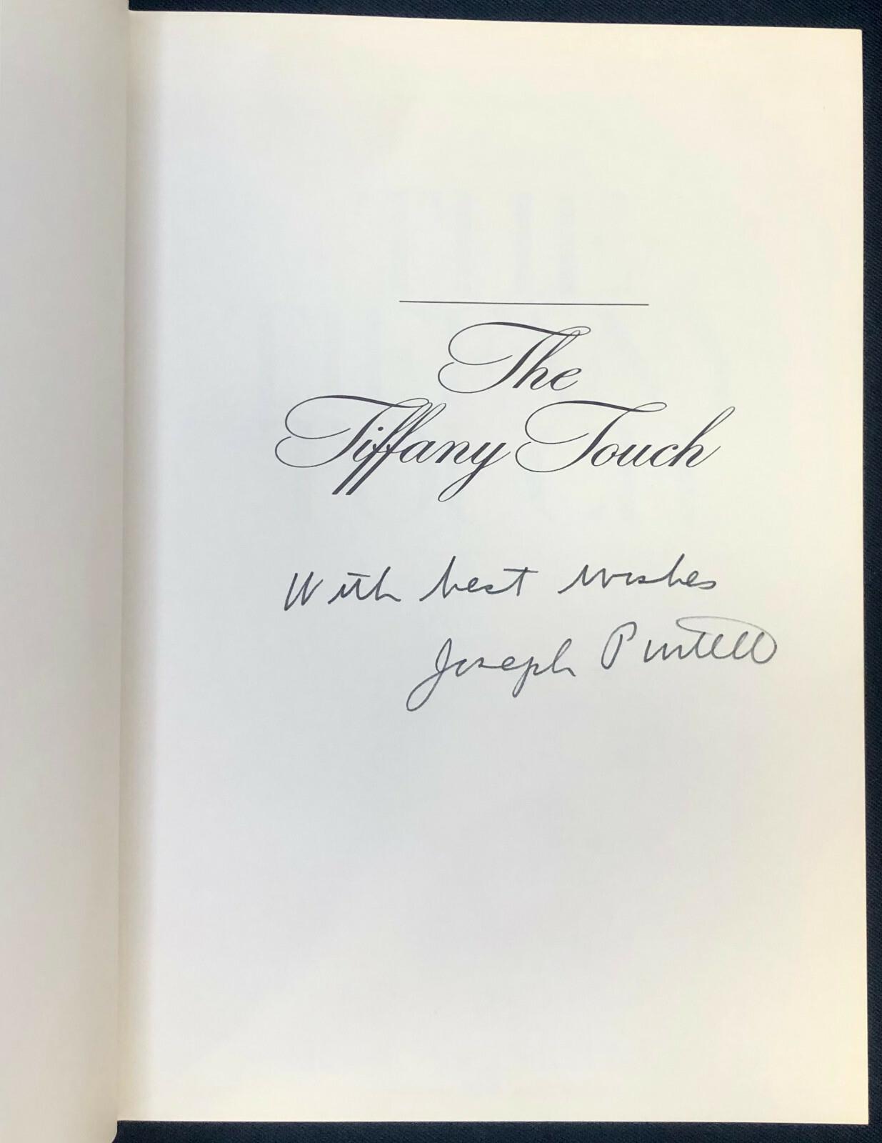 Joseph Purtell THE TIFFANY TOUCH New York Random House 1971 DEDICA DELL'AUTORE
