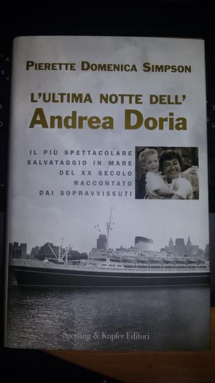L'ultima notte dell'Andrea Doria - copertina