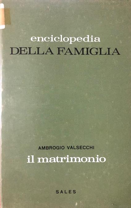 Il matrimonio - Ambrogio Valsecchi - copertina
