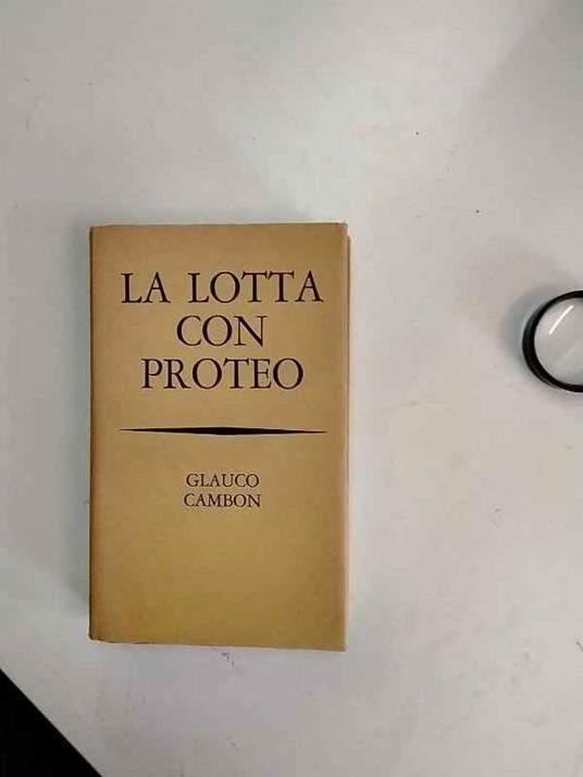 La lotta con Proteo - Glauco Cambon - copertina