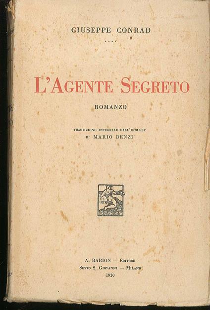 L'agente segreto - copertina