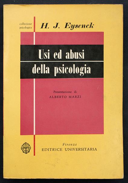 Usi ed abusi della psicologia - copertina