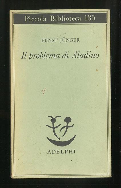 Il problema di Aladino - Ernst Jünger - copertina