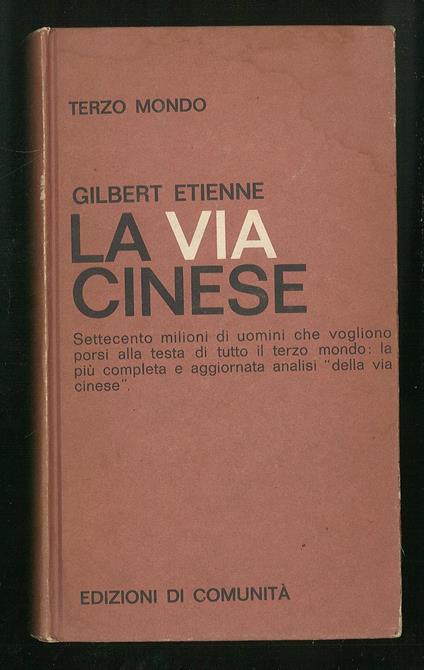 La via cinese - Gilbert Etienne - copertina