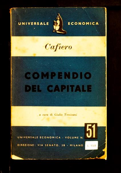Compendio del Capitale - Carlo Cafiero - copertina