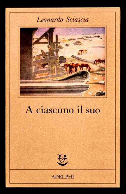 A ciascuno il suo - Leonardo Sciascia - copertina