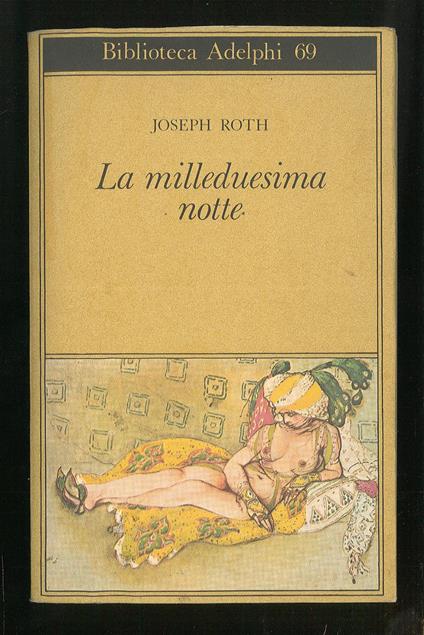 La milleduesima notte - Joseph Roth - copertina