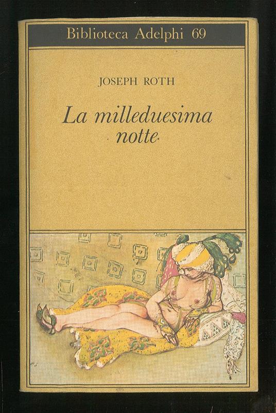 La milleduesima notte - Joseph Roth - copertina