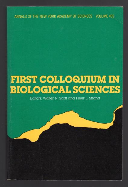First colloquium in Biological Sciences - copertina