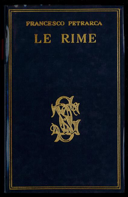 Le Rime - Francesco Petrarca - copertina