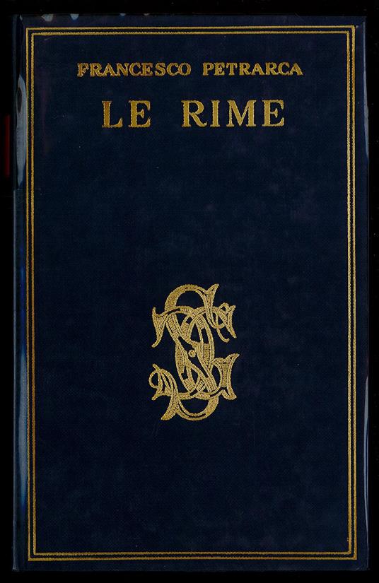 Le Rime - Francesco Petrarca - copertina