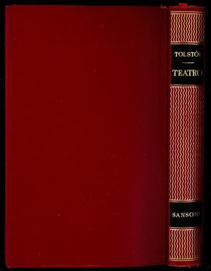 Teatro - Leone Tolstoj - copertina