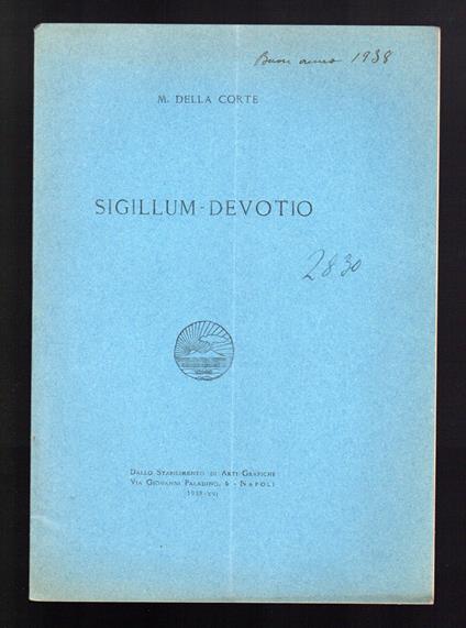 Sigillum Devotio - copertina