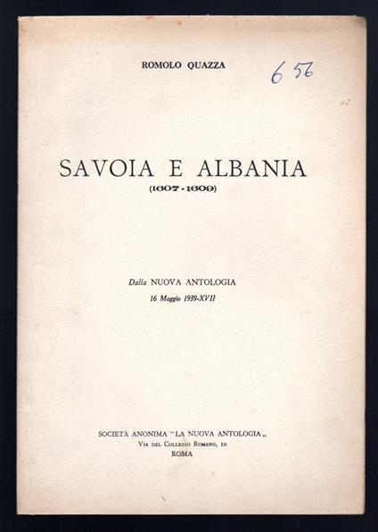 Savoia e Albania - copertina