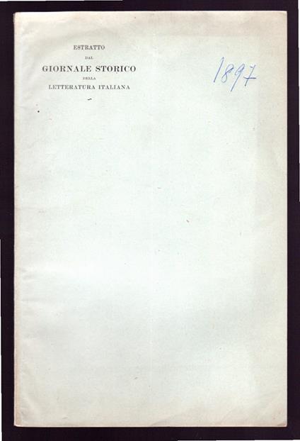 Rassegna bibliografica - copertina
