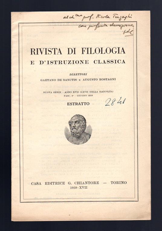 Phaedriana - Francesco Della Corte - copertina