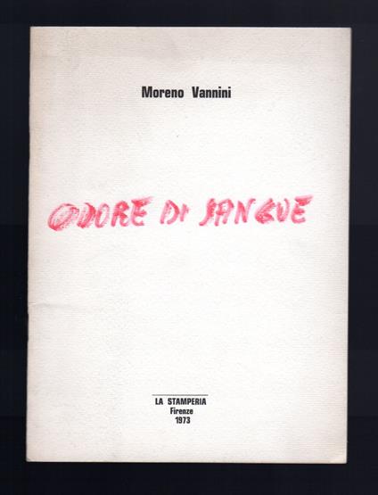 Odore di sangue - copertina