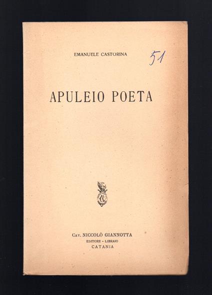 Apuleio poeta - copertina
