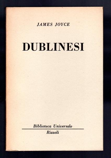Dublinesi - James Joyce - copertina