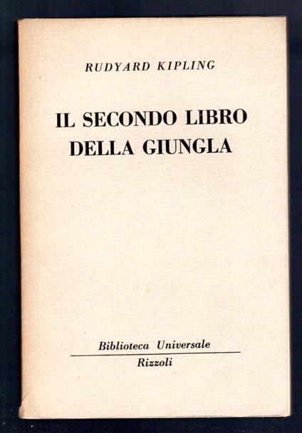 Il secondo libro della giungla - Rudyard Kipling - copertina