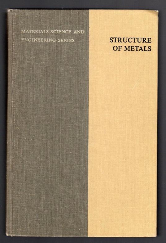 Structure of metals - Crystallographic methods, principles, and data - Barrett - copertina