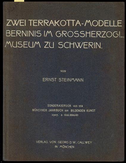 Zwei terrakotta-modelle berninis im grossherzogl museum zu schwerin - copertina