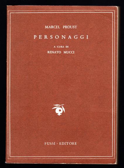 Personaggi - Marcel Proust - copertina