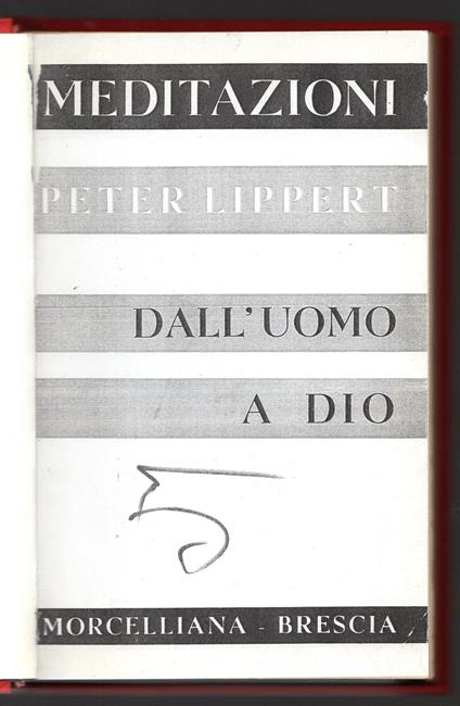 Dall'uomo a Dio - copertina