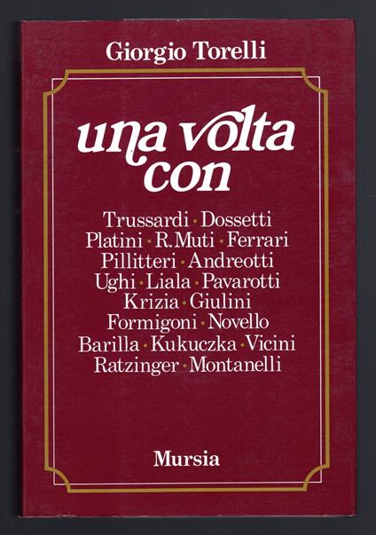Una volta con - Giorgio Torelli - copertina