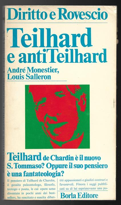Teilhard e antiTeilhard - copertina