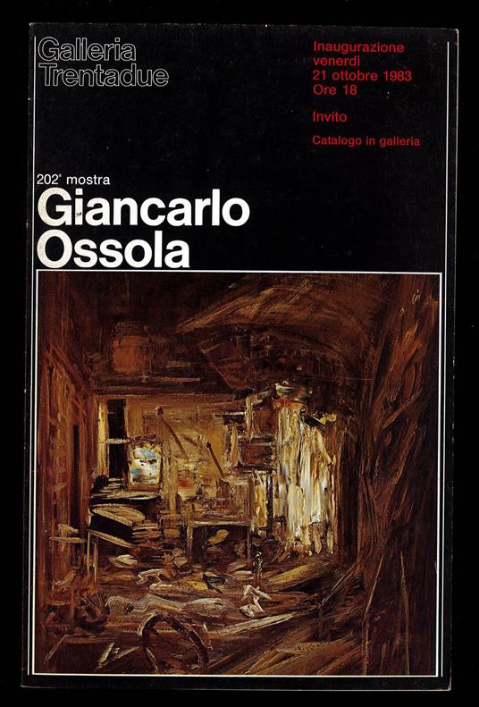 202^ mostra Giancarlo Ossola - copertina