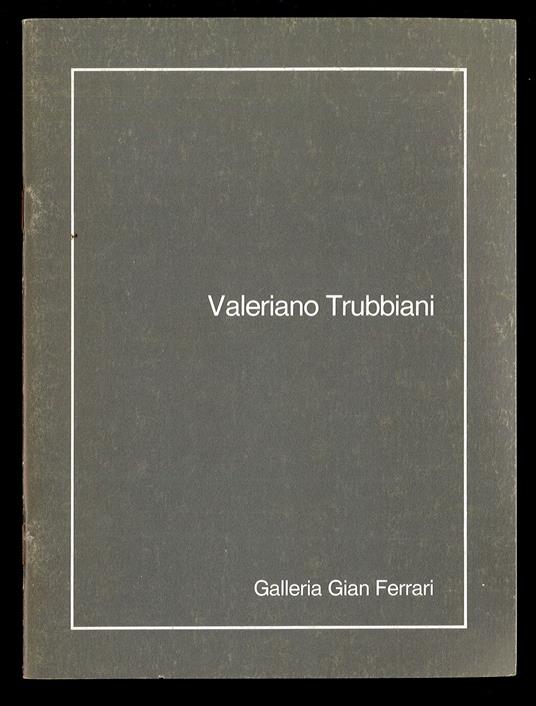 Valeriano Trubbiani - copertina