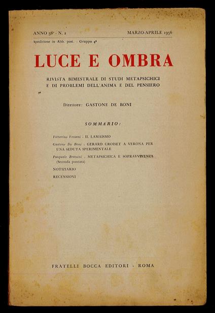 Luce e ombra 1956 n.2 - copertina